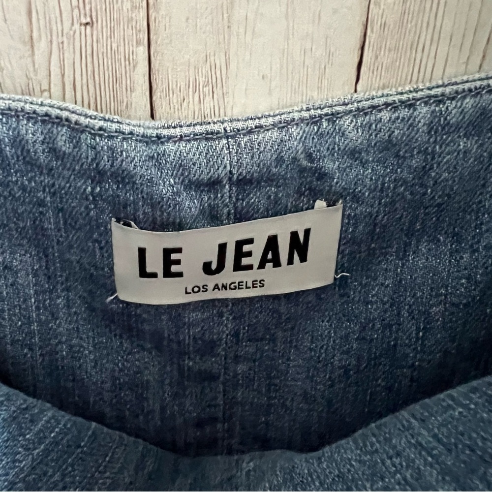 Le Jean Tallulah Body-con Denim Midi Dress Large - Picture 6 of 9